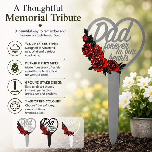 Dad father memorial graveside - memorial,