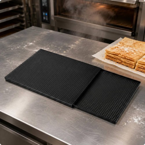 Anodized aluminum baking tray - anodized,