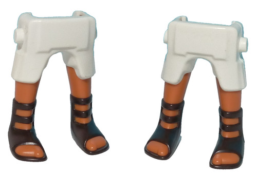 Playmobil white legs - white,