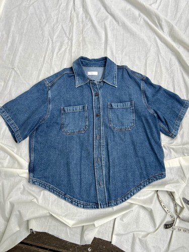 Cos boxy denim shirt low - denim, high