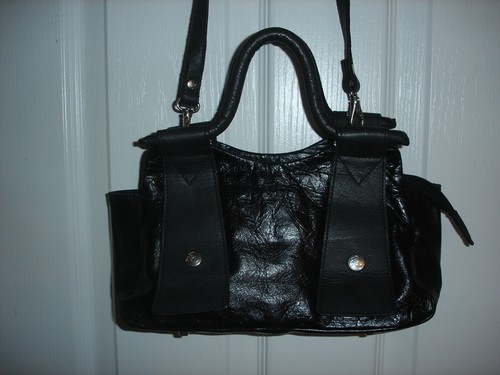 Ripani black leather grab - ripani,