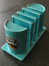 Rare Vintage Heinz Baked Beans / Beanz Ceramic Toast Rack - Collectable