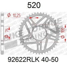 BST Wheels 76mm centre 100 pcd