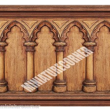 Dolls House Wallpaper Wainscot