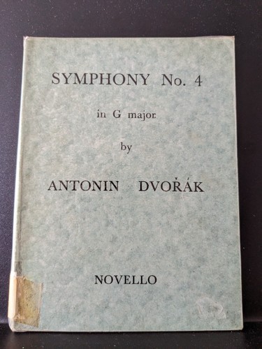 Dvorak symphony 4 in g - symphony, no.
