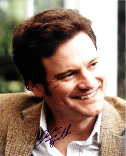 Colin firth autograph signed - firth,