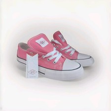 Lee Cooper Retro Low Trainer Shoes Pink White SIZE 4 Unisex