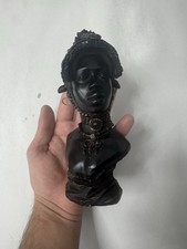 Handpainted Resin Bust African