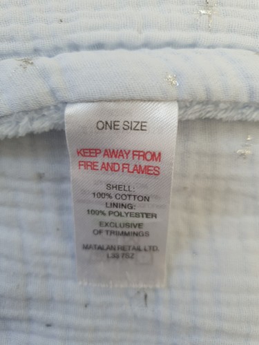 Matalan blue silver stars baby - blue,