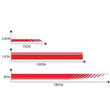 5Pcs Racing-Car Side Body