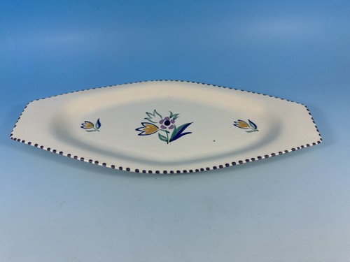 Poole pottery freeform dish - poole,