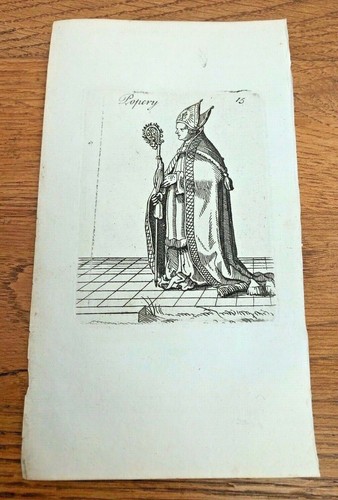 Original 1750 small woodcut - original,