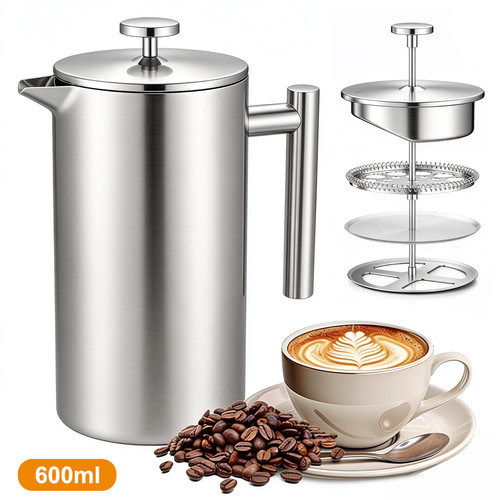 600ml french press stainless - french,