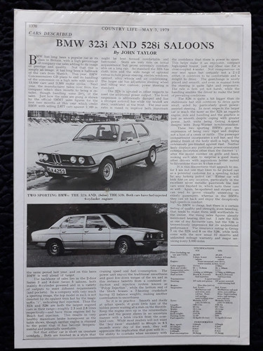 Bmw 323i 528i saloons - saloons,