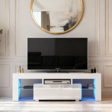 130cm White Matt & White Gloss