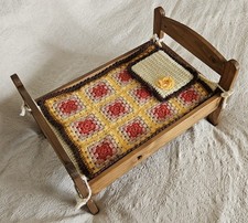 Vintage Wooden Baby Doll's Cot