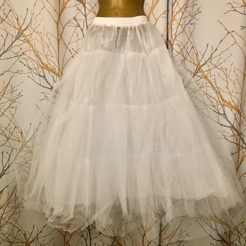 Long white 50s retro - long,