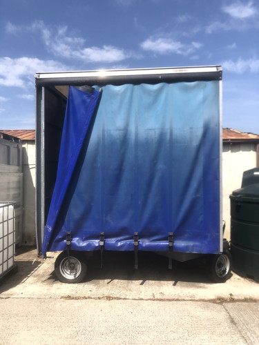Yard trailer curtain sider - curtain,