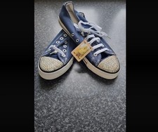 Converse All Star trainers Size 5.5 , Rhinestones, Glitter,Unique,Customised 