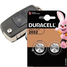 2 BATTERIES for SKODA FABIA OCTAVIA Remote Car Key Fob Battery