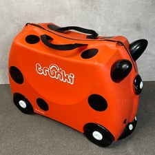 Harley Ladybird Ladybug Trunki Ride-on Suitcase Cabin Luggage Travel Holiday Kid