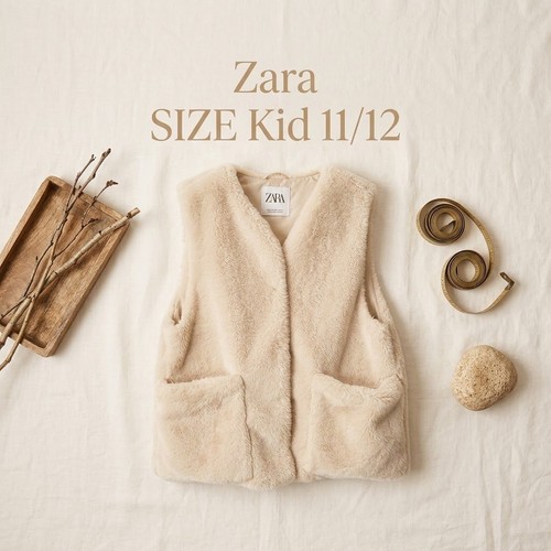 Zara cream faux fur - fur, teddy