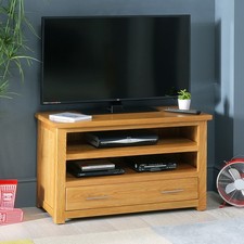 London Oak Small TV Unit - Up to 45" TV Size-SLIGHT SECONDS-UK41-F313