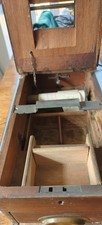 Antique hard wood cash box