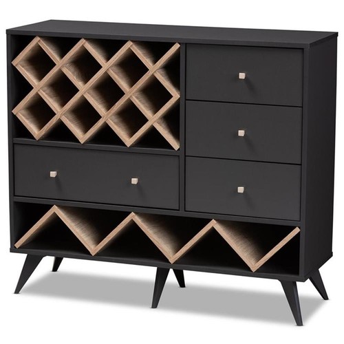 Baxton studio savino wood wine - studio,