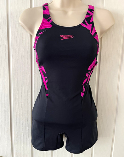 Speedo black pink - black/pink, abstract
