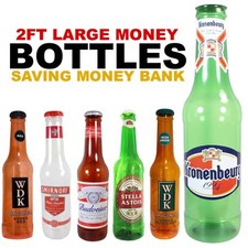 Large Money Bottle 2FT Saving