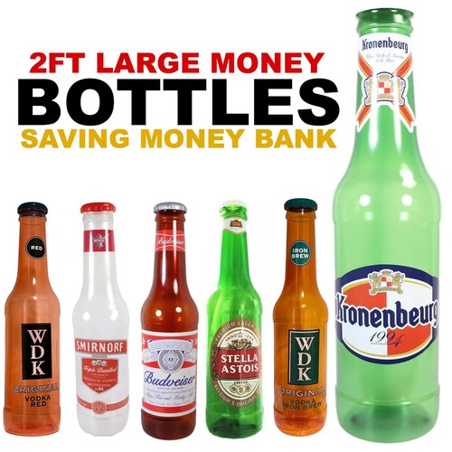 Large money bottle 2ft - 2ft, saving