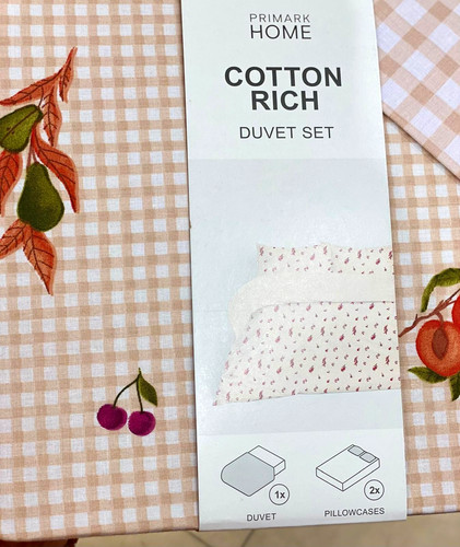 Double duvet cover set - double, gingham