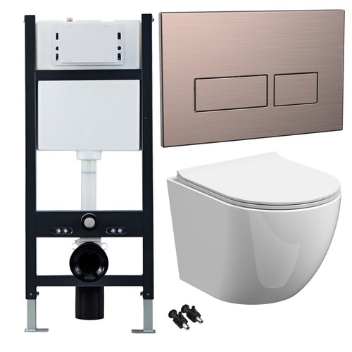 Rimless wall hung - wall, pan