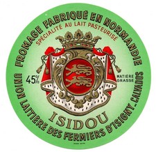 France - Vintage Cheese Label