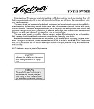 1997 Winnebago Grand Tour Vectra Motor Home Owners Manual User Guide Coil Bound