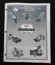 1949-91 Bolens Small-Medium Tube Frame Suburban Diesel Lawn Tractor SPEC MANUAL