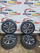 18-22 VAUXHALL CROSSLAND X SET OF 4 ALLOY WHEEL 4 stud 8 twin spoke 215 50 17