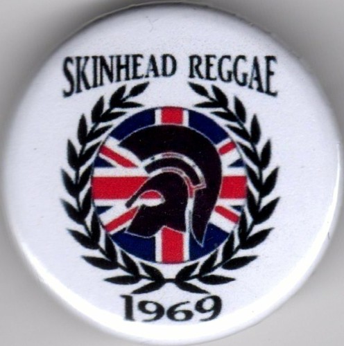Skinhead reggae pin button - reggae,