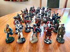 33 Franklin Mint metal soldiers