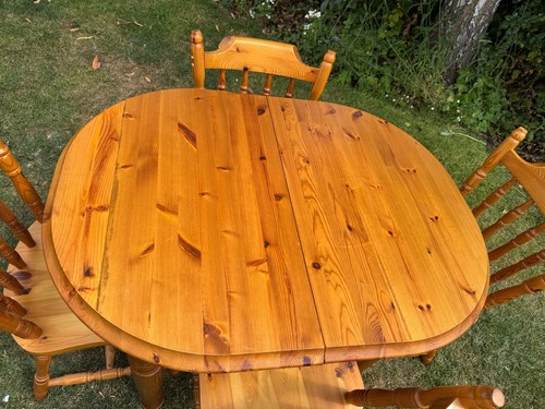 Vintage pine extendable - pine,