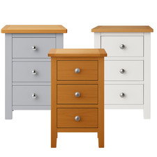 Whitford 3 Drawer Bedside