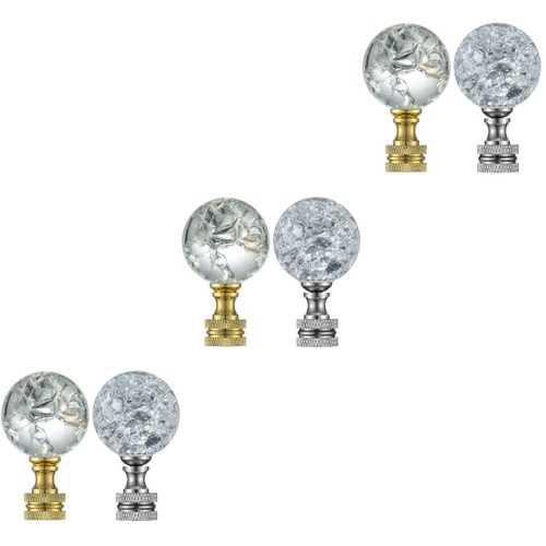 Glass lamp finial replacement - glass,