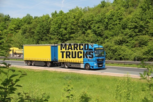 Truck photo man tgx drawbar - truck,