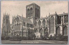 YORK - North Yorkshire York Minster Vintage Postcard Posted 1903