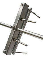 Heavy Duty Hog Roast Spit Fork with Integrated Leg brackets 