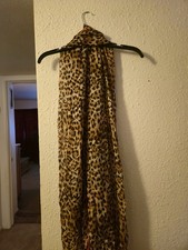 Zara leopard print scarf with