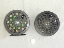SHAKESPEARE SUPER CONDEX SALMON FLY REEL + SPARE SPOOL. BOTH WITH GOOD LINES