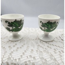 Coalport Ming Dragon Green