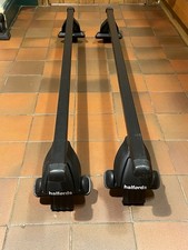 Halfords Non-Rail 115cm Steel Roof Bars  (Pair)